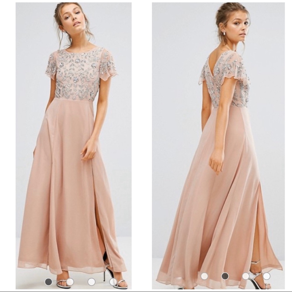 Frock & Frill Sequin Bodice Maxi Dress